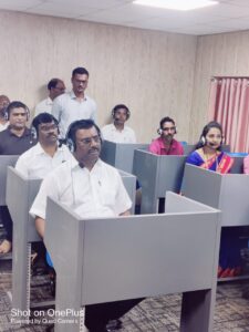 बांदा येथील पी एम श्री केंद्र शाळा नं.१ येथे डिजिटल लॅबचे श्री प्रमोद कामत यांच्या हस्ते उद्घाटन.