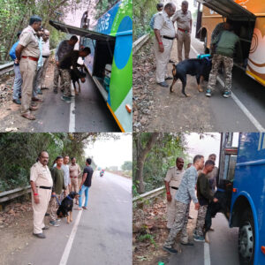 आज इन्सुली चेकपोस्ट नाक्यावर विशेष तपासणी पथक ..<br><br>जिल्हा पोलीस अधीक्षक मोहन दहीकर व अप्पर पोलीस अधीक्षक नयोमी साटम यांच्या मागदर्शनाखाली घेतली वाहनाची तपासणी.